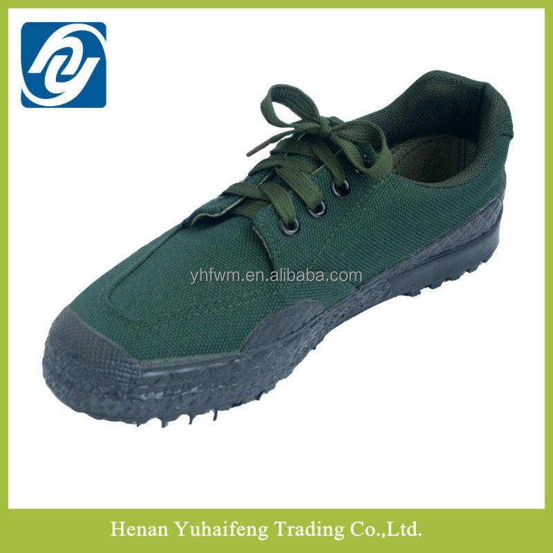 ... cut unisex flats vulcanized rubber sole military green training shoes