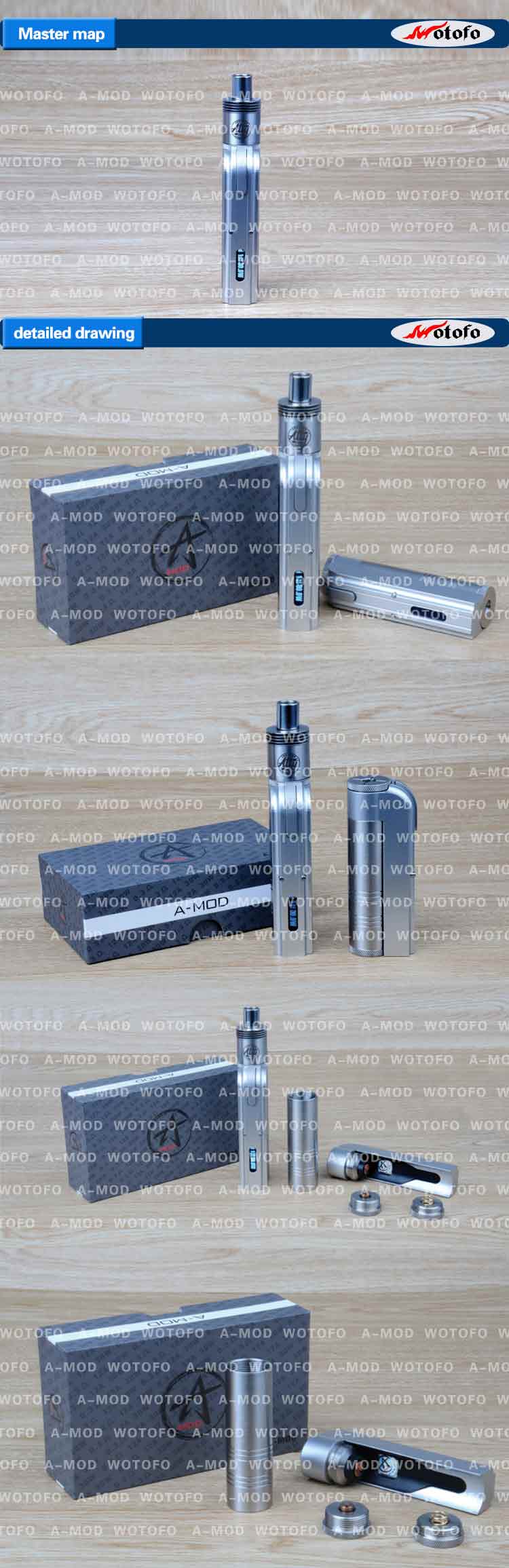 A mod zna 30 mods mechanical zna 30 mods clone dna 30 box mod by Wotofo 100% warranty high quality