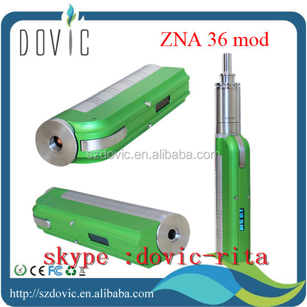 2014 tobeco newest e cig product zna 36 mod clone 5w-36w ZNA 36