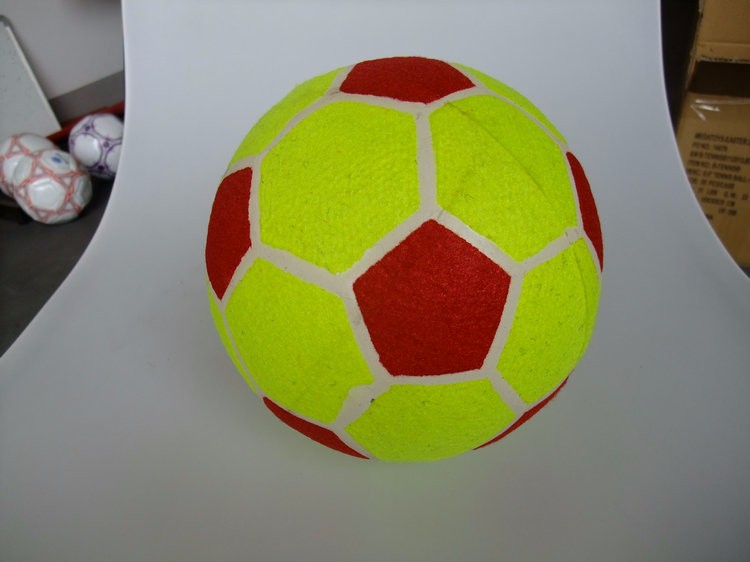 面白い革新的なサッカー格好カスタムプリントテニスボール用演奏仕入れ・メーカー・工場