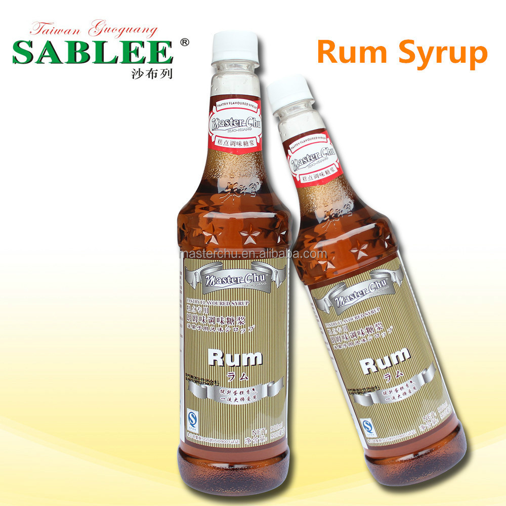 sablee french rum flavor syrup 900ml