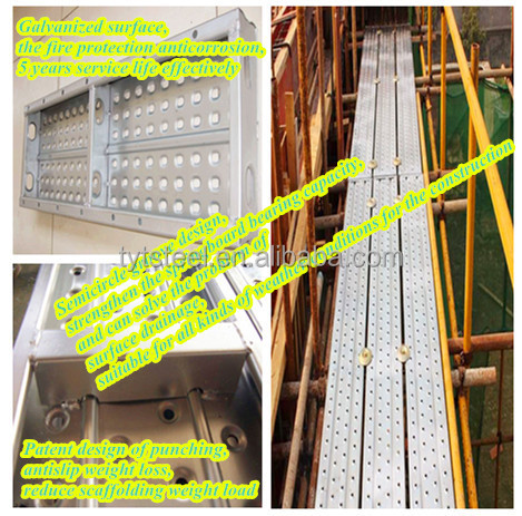 Hight quality!!Best price!!Tianyingtai Scaffolding working Platform Steel Plank
