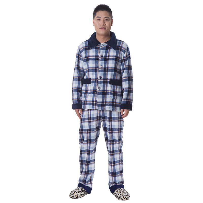 新しいスタイリッシュなフランネル男性のパジャマ仕入れ・メーカー・工場