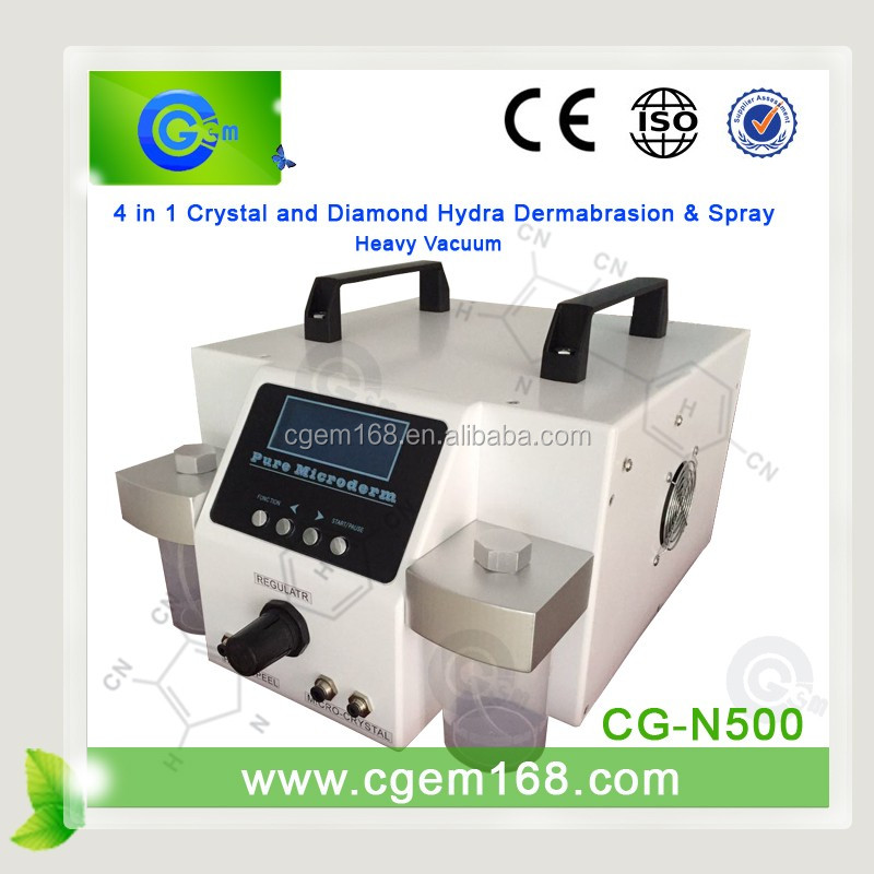 CG-N500 4 in 1 crystal diamond hydra micro dermabrasion and oxygen spray 