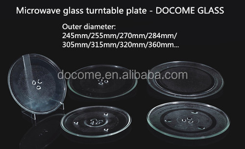 borosilicate glass turntable plate microwave