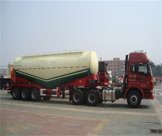 China manufacturer 3 axles 42cbm dry bulk cement trailer, bulk cement trailer