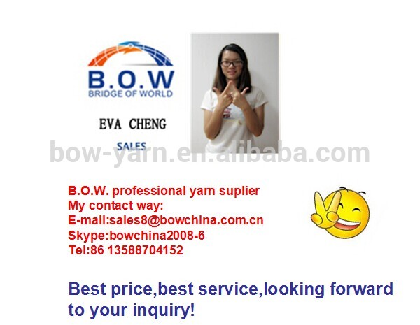 Hotting 70/30 8S saffron yellow open end/oe recycle cotton yarn for socks in china