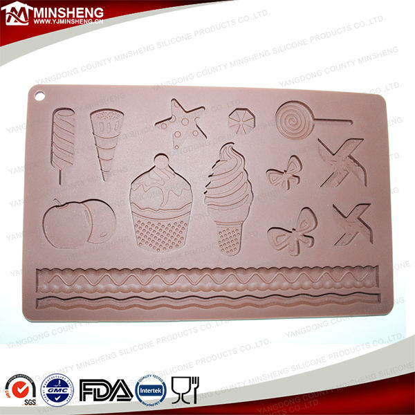 Fondant Sugar Chocolate Tool Cake Decorating Silicone Moulds