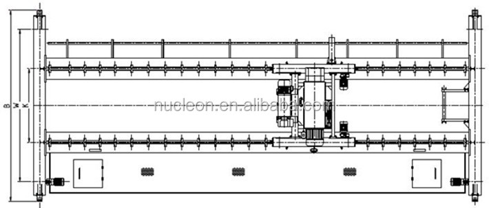 Nucleonオーバーヘッド/ブリッジクレーンフック付き5-75/20 t価格仕入れ・メーカー・工場