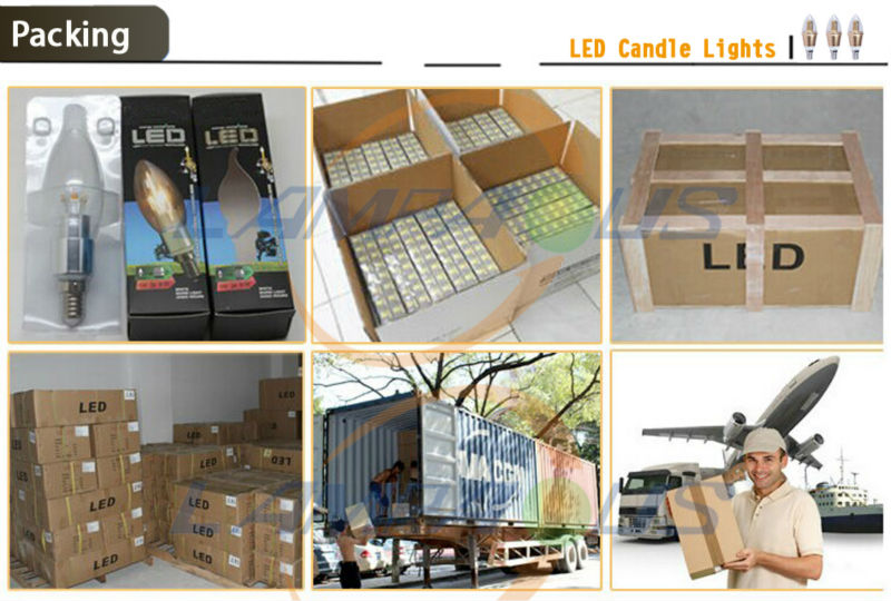 価格有利な難c37スタイルledキャンドル電球、 e143wc37warmwhite調光可能なled灯蝋燭の電球問屋・仕入れ・卸・卸売り
