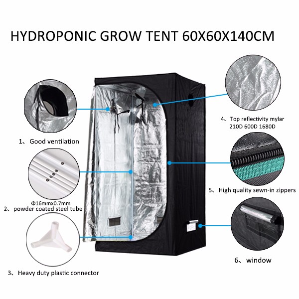 Hydroponics Systems Indoor Garden High Quality Grow Tent