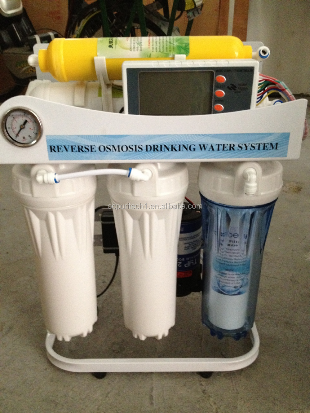 front view of the ro water filter