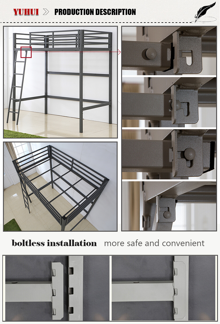 Stapelbed bureau hoogslapers met bureau metalen bedden product id ... Stapelbed moderne