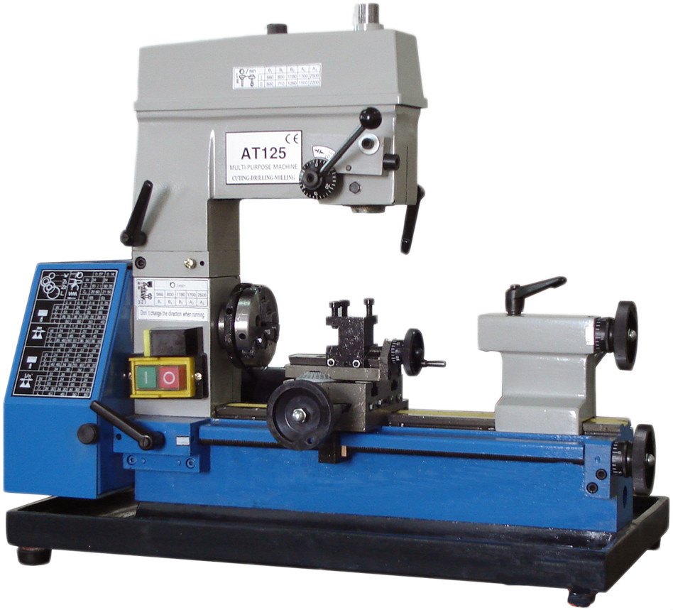 3 In A Mill Drill Combo Hq125 Mini Multipurpose Lathe Machine Buy