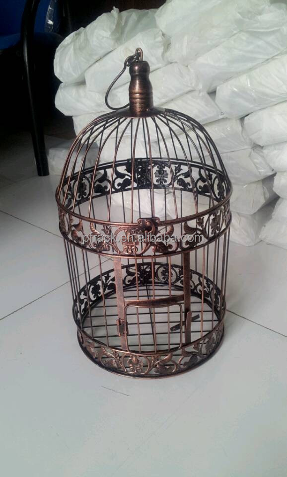 Decorative elegant cinnamon bird cages for weddings PF-580