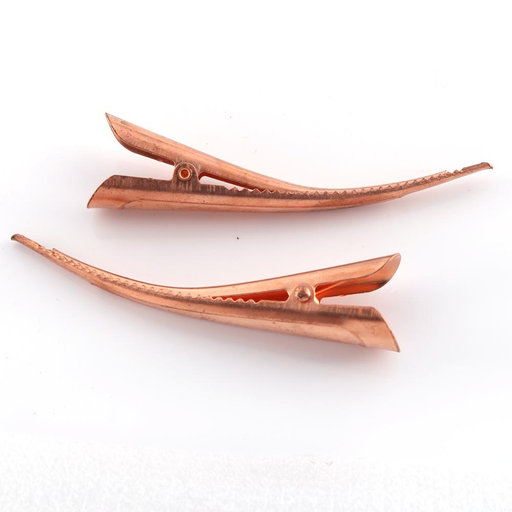 Extra Long Hair Accessories Rose Gold Hair Clip For Thick Hair