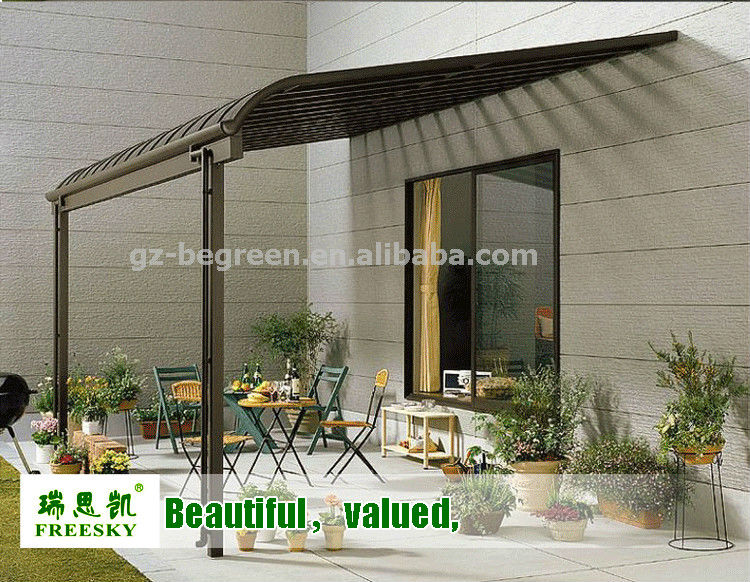 Outdoor Aluminum Garden Gazebo Pergola,Prefabricated Patio Cover,Beach 