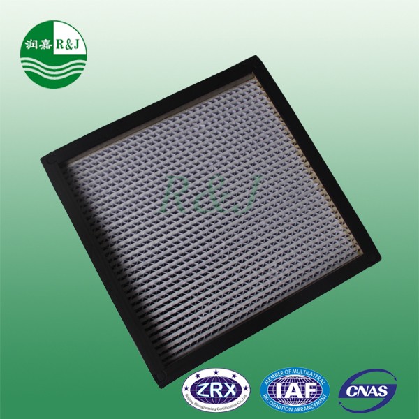 Deep-pleat air purifier hepa filter ,air filter material:glassfiber
