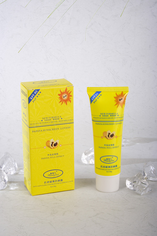 日焼け止めローションパパイヤ日焼け止めクリーム( spf40)問屋・仕入れ・卸・卸売り