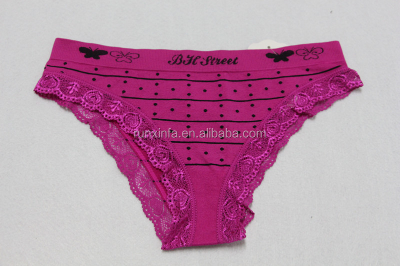 Free Size Ladies Panty Brand Names Seamless Lace Underwear Buy Ladies