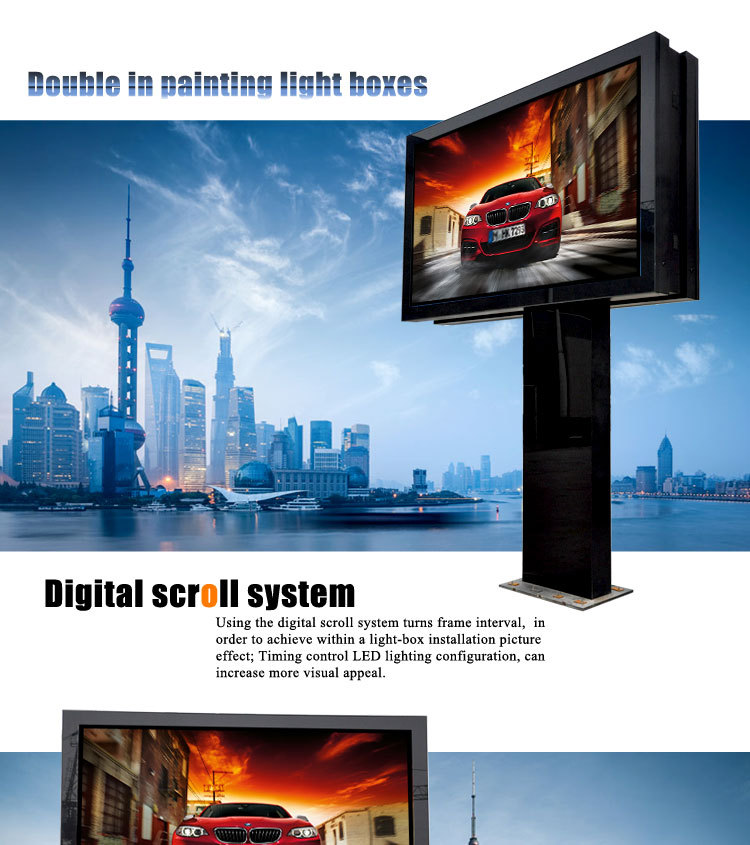 Banner Stand Led Display Board Scrolling Advertising Light Box Buy