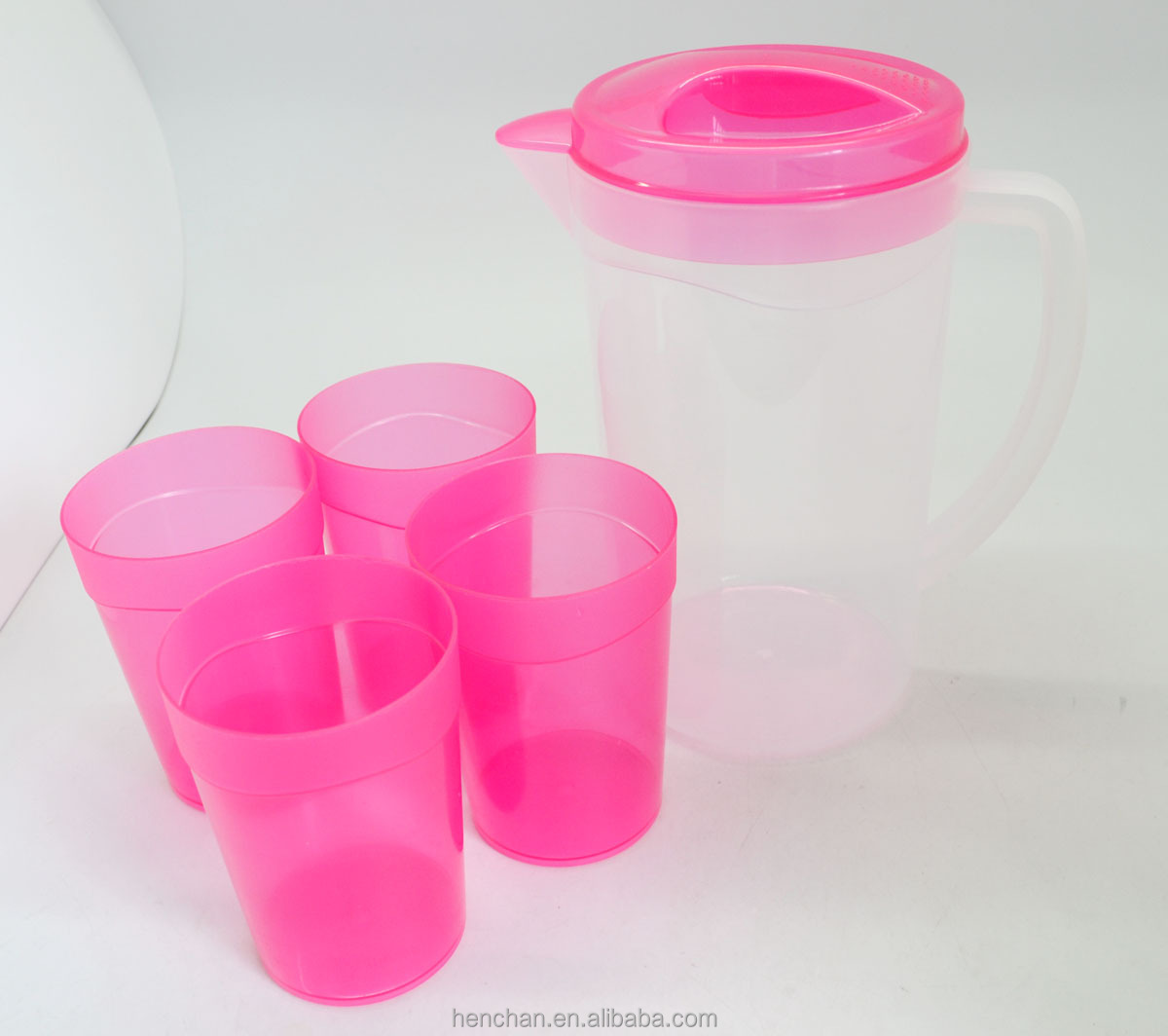 大1.8l4カップ付きプラスチック製水差し問屋・仕入れ・卸・卸売り