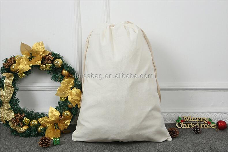 drawstring gift bag, cotton eco-friendly manufacturer custom, in