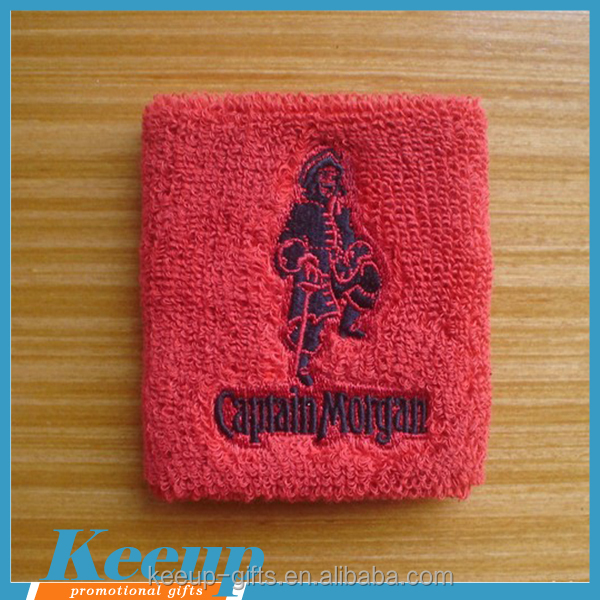 カスタマイズされたロゴプロモーションテリー布スポーツアームsweatbands仕入れ・メーカー・工場