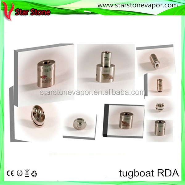 starstone 2014 newest tugboat rda atomizer clone E1 gigante 26650 mod in stock