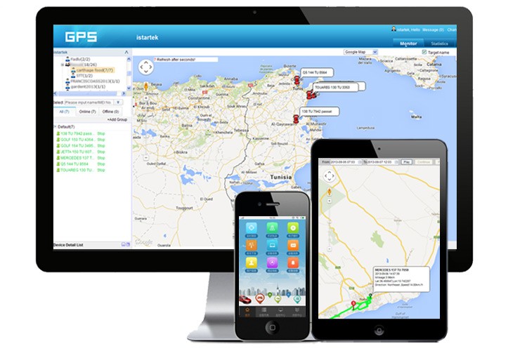 Shenzhen GPS Manufacturer realtime 3G Vtrack GPS Tracker with google map tracking