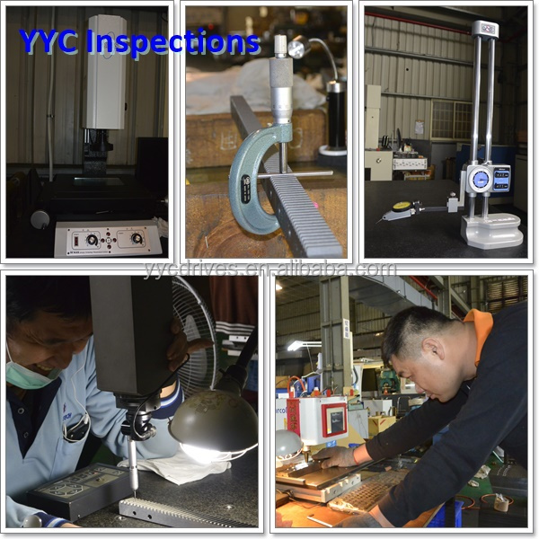 ステンレス鋼の金属yycトランスミッション部品スチールラックとピニオン仕入れ・メーカー・工場