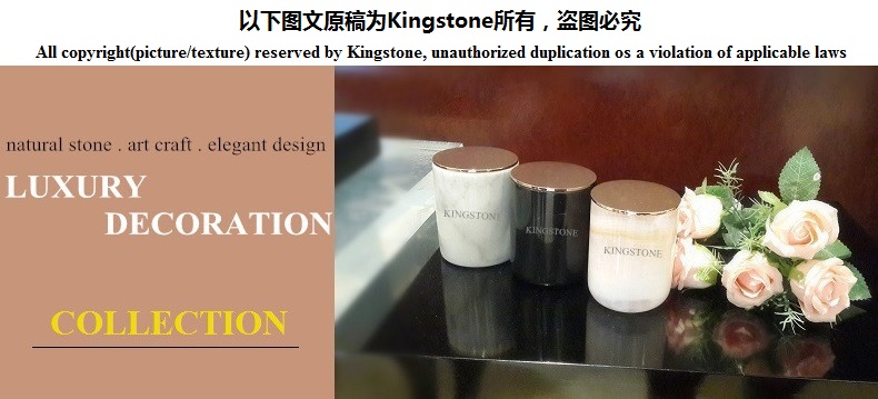 ブランド の新しい防水家庭用品大理石キャンドル ジャー で設計蓋用石カップ キャンドル ホルダー仕入れ・メーカー・工場