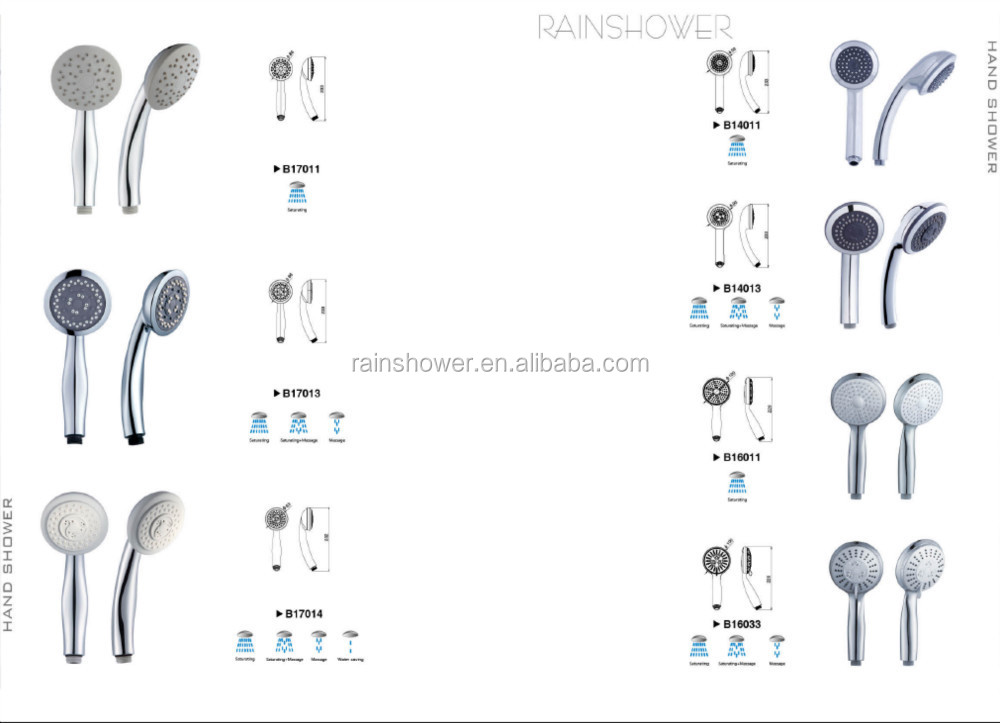 オリジナルシャワー! クロームメッキプラスチックオリジナルでハンドシャワー6機能upccccce証明書仕入れ・メーカー・工場