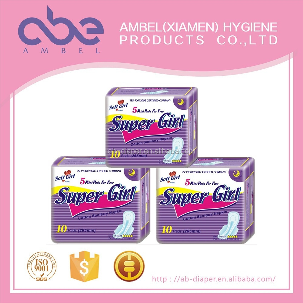 oem anion winged 320mm sanitary napkin manufacturers