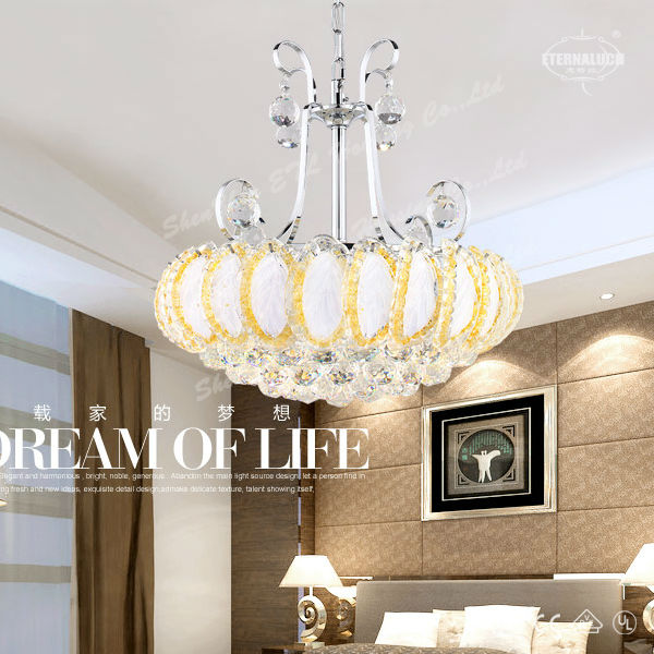 baratos nuevo y moderno hall sala colgante de cristal lámparas para el