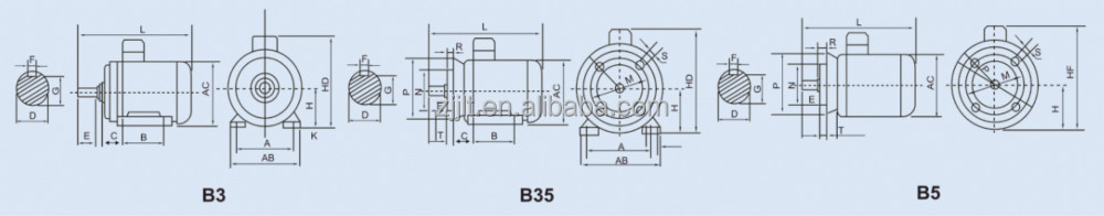 B3 B5 B35 