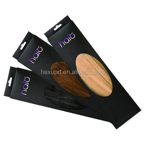 Manufacturer Custom Hair Extension Packaging Box Hair Weave