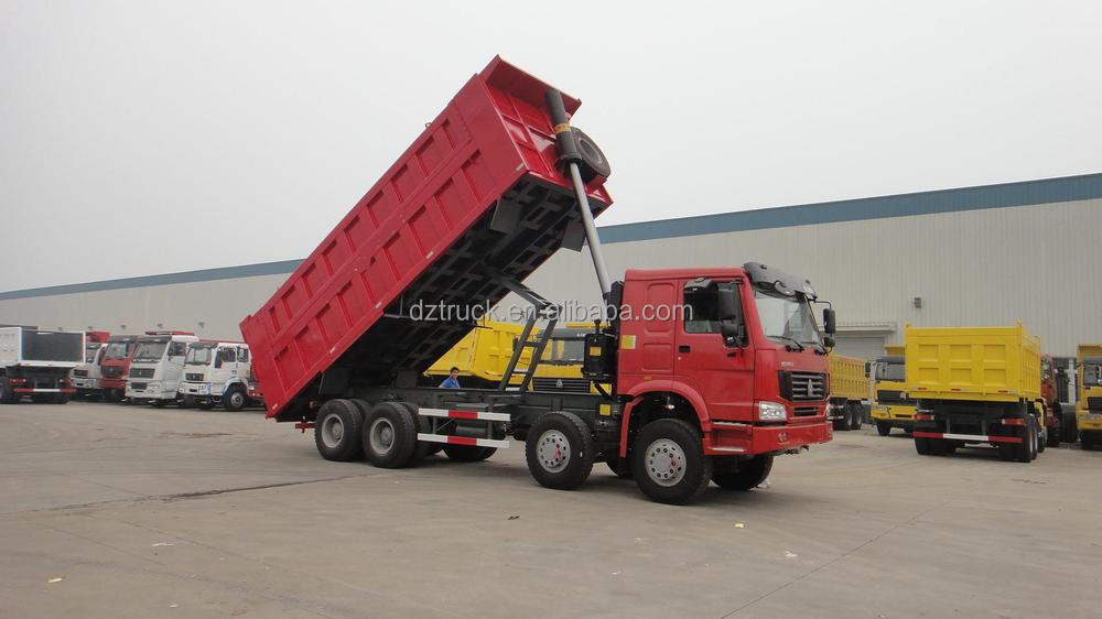 300/336/375hp sinotruck 8*4 howo dump truck for sale