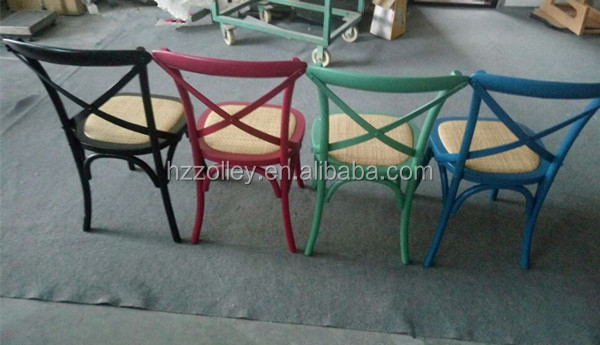 Industrial de la vendimia de madera de roble silla apilable x ...