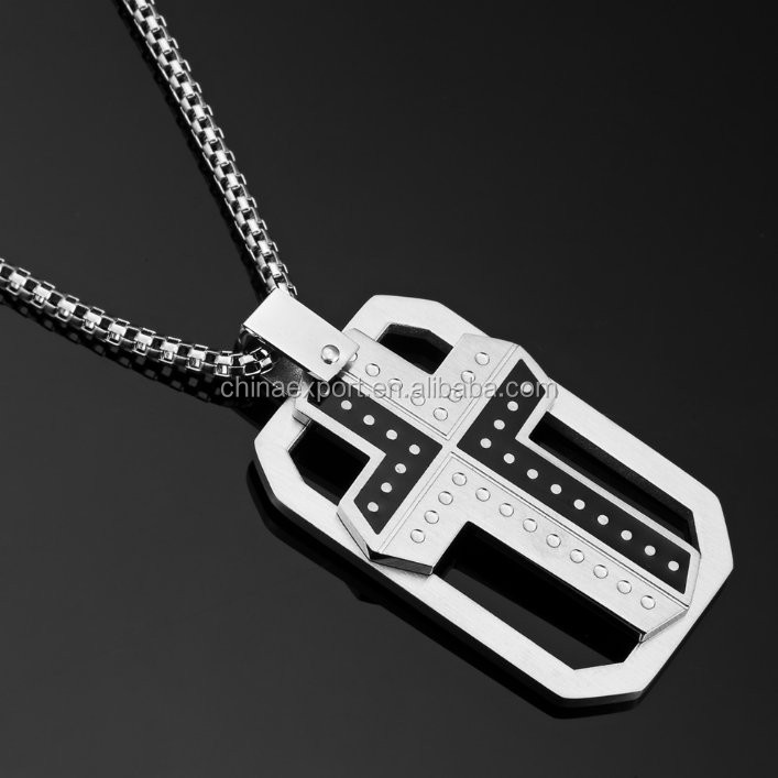 Mens-Silver-Black-Cross-Dog-Tag-Pendant-Stainless-Steel-Necklace-Chain_X1356-7_2.jpg