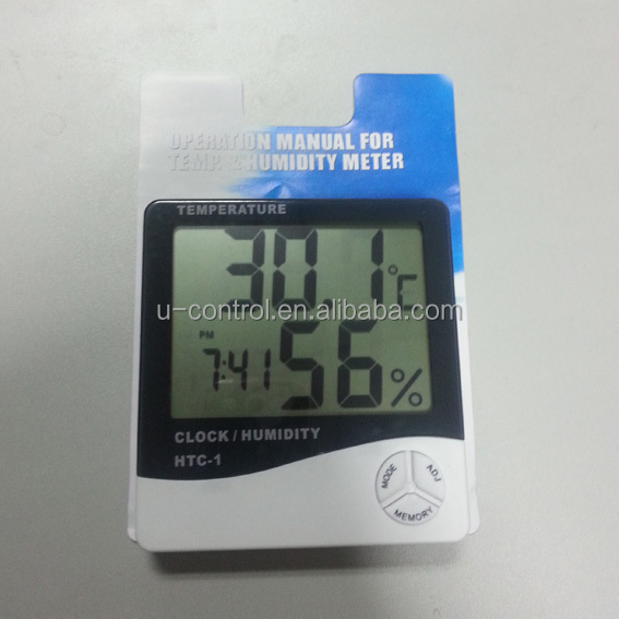 デジタルhygro体温計、 デジタル温度計の温度センサー液晶ディスプレイhtc-1問屋・仕入れ・卸・卸売り