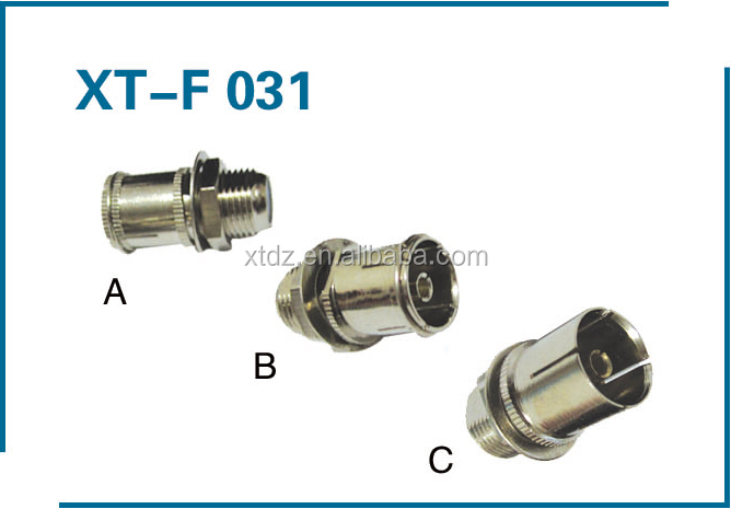 rf同軸アンテナコネクタメス、 中国からテレビアンテナコネクタ仕入れ・メーカー・工場