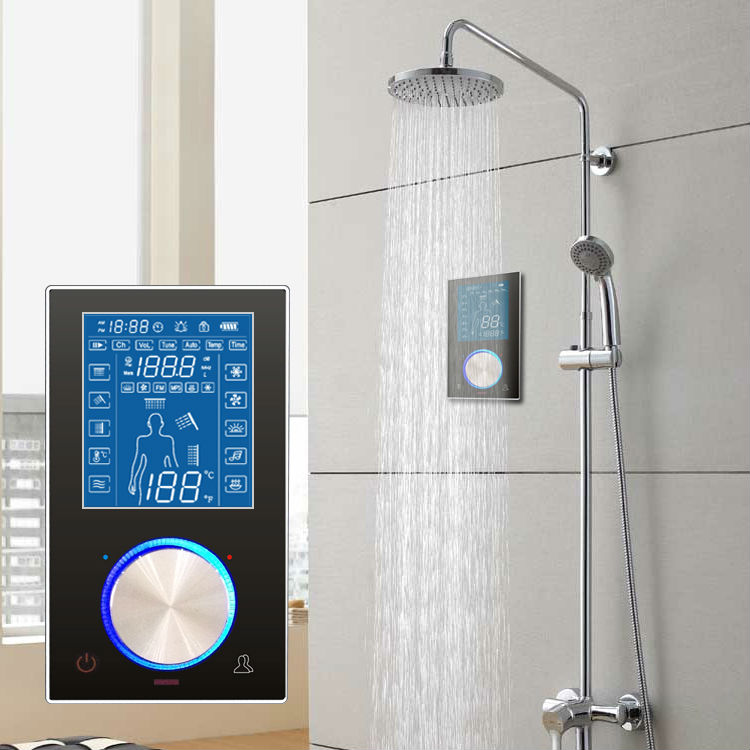 Shower Thermostatic Control System - Buy Digital Smart Temperature Touch Control Panel Shower ...