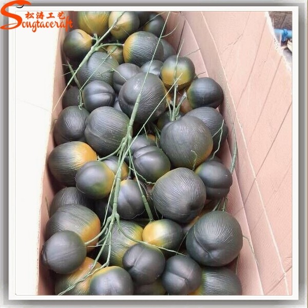 2016 Hot Sale Cheap Coconuts Prices Fake Artificial Green Coconuts For
