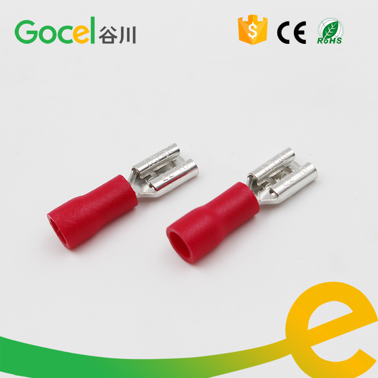 Electric wire end terminal,male and female spade terminal,MDD/FDD1.25