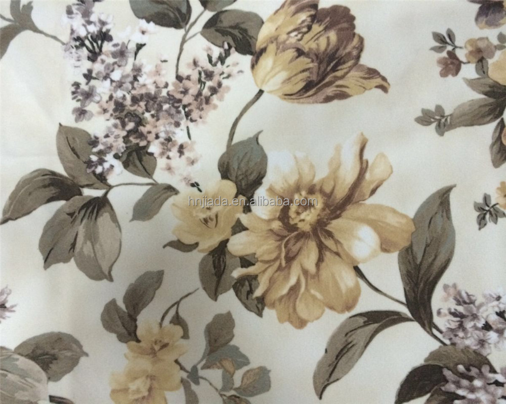 新しいベルベット張りソファの生地印刷/熱い販売の布印刷されたポリエステルの花/家具のためのホームテキスタイル仕入れ・メーカー・工場