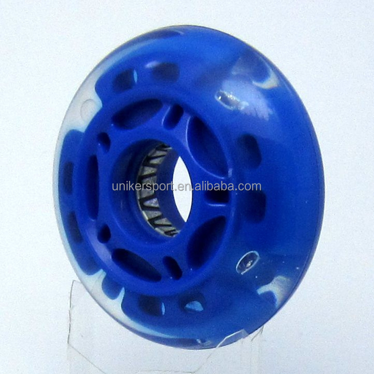 70mm*24mm、 led点滅、 puの車輪、 プロのインラインスケートの車輪問屋・仕入れ・卸・卸売り