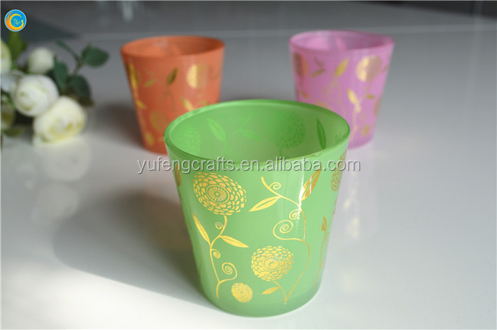 水晶蓮の花2014年高品質ガラスのキャンドルホルダー問屋・仕入れ・卸・卸売り