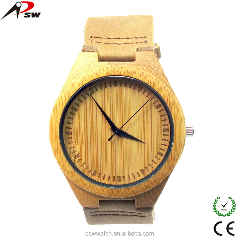 Hot sale Japan movt miyota 2035 hand made wood watch