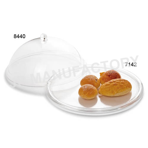 transparent 14 inch round flat polycarbonate